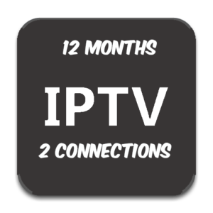 12 Months IPTV Service two Connections