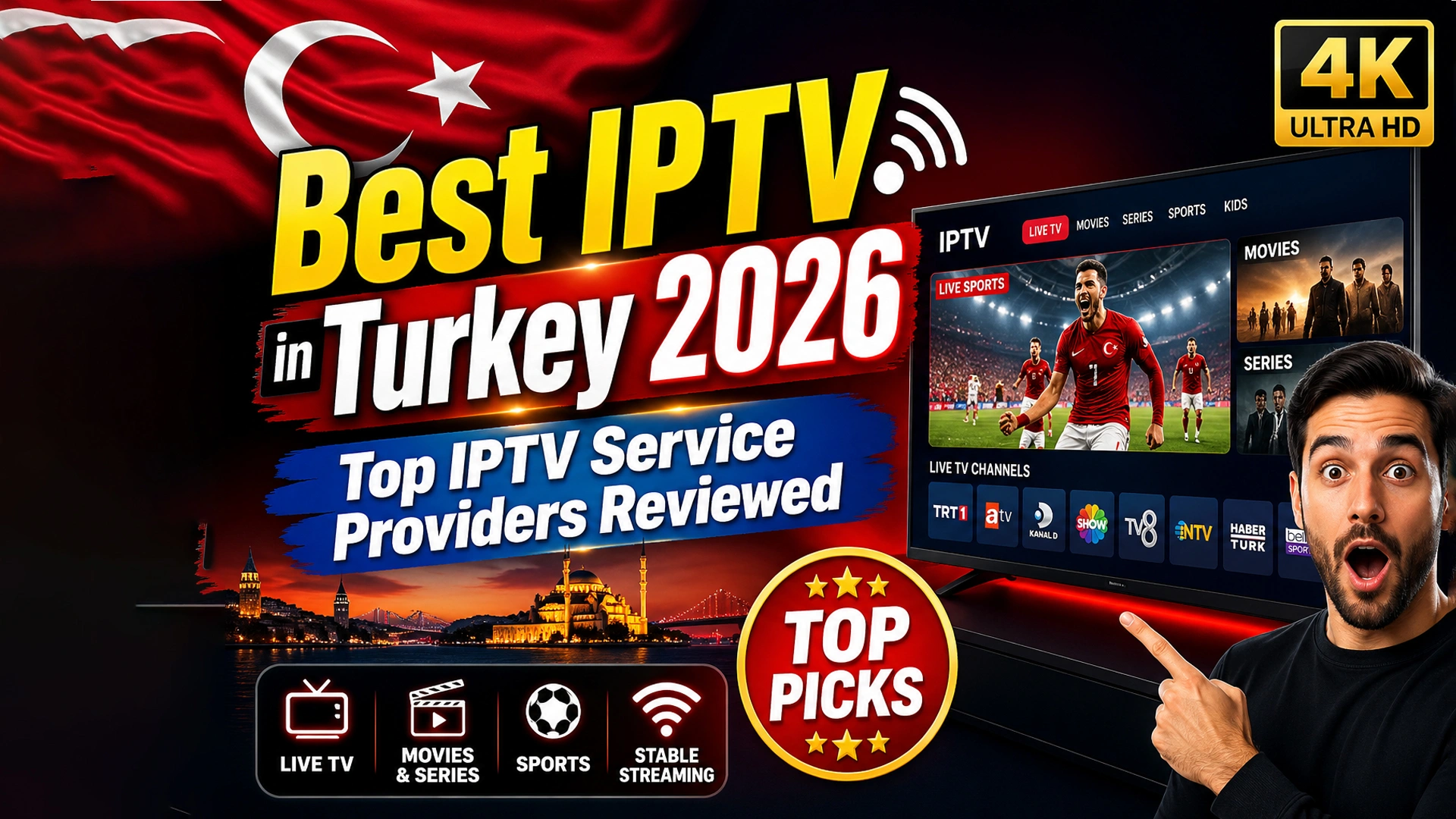 Best IPTV in Turkey