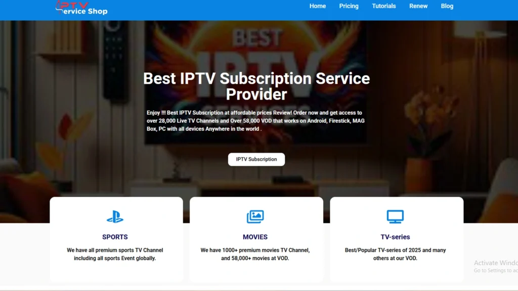IPTV Service Shop