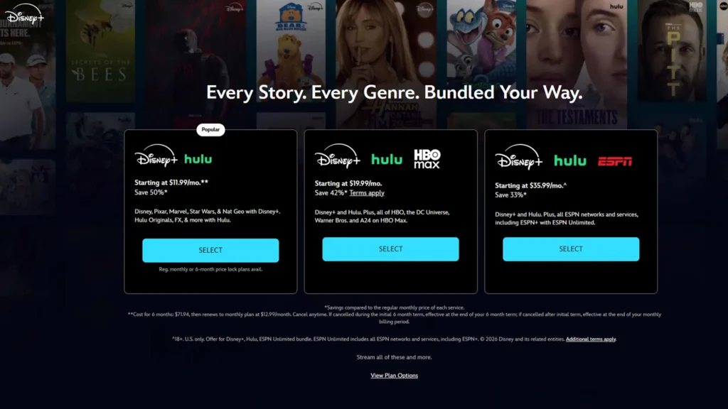 Hulu TV Home Page