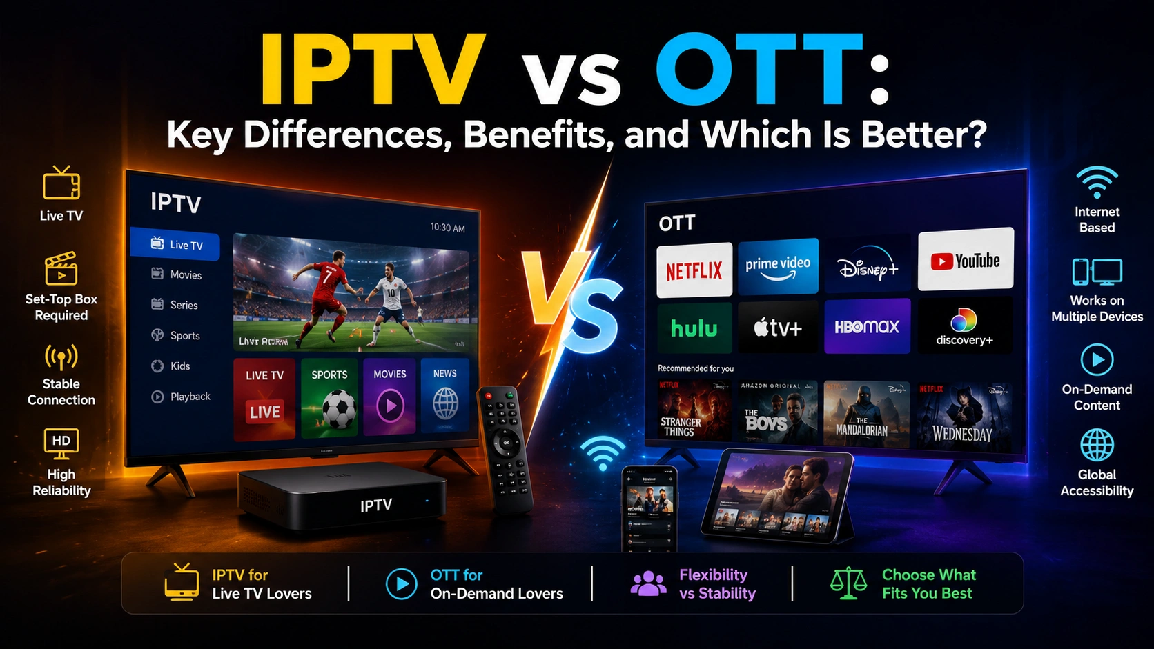 IPTV VS OTT