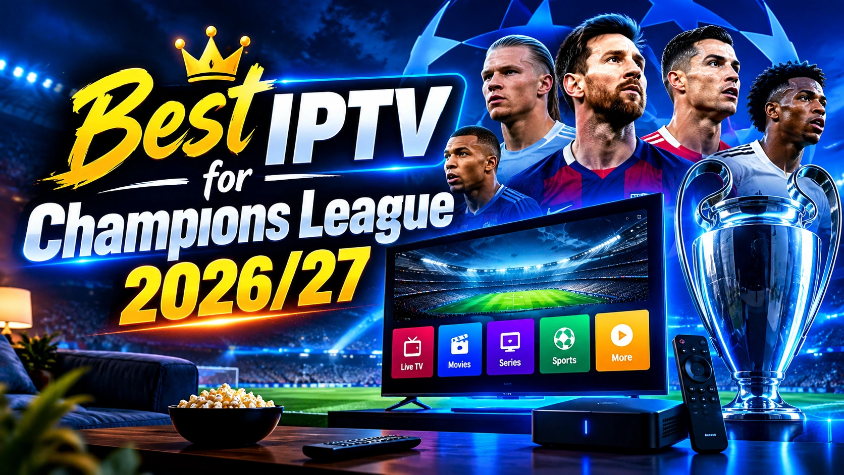 Best IPTV for Champions League 2026/27 season