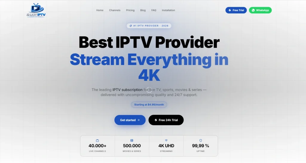 Enjoy IPTV 4K