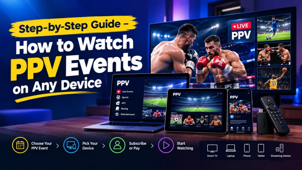 Step-by-Step Guide How to Watch PPV Events on Any Device