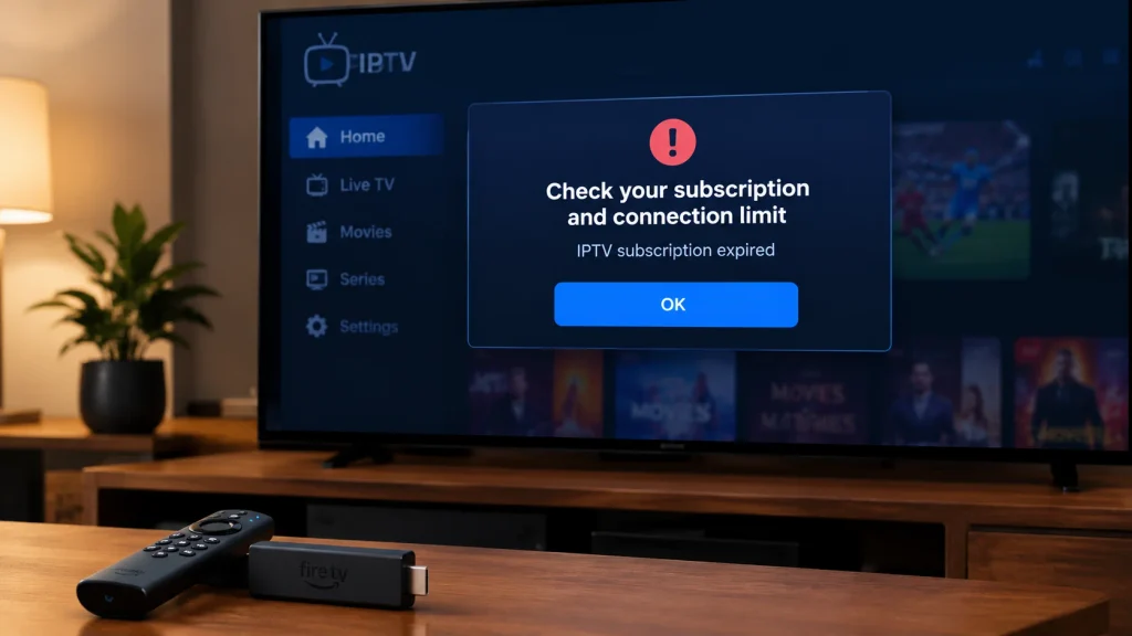 IPTV Subscription expired